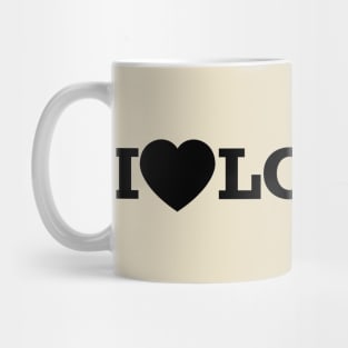 I Love Lorton - Black Mug